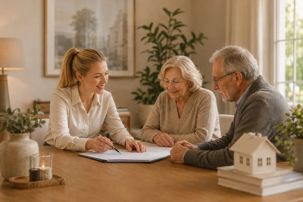 Nicolas et Julie en visite dans une maison